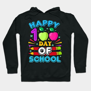 Happy 100Th Day Of School 100 Days Of School Teacher Student Hoodie